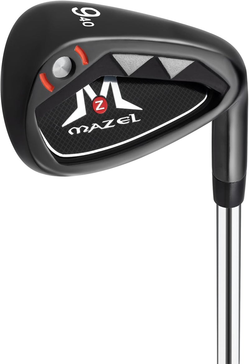 MAZEL Men Golf Iron Set (9PCS) or 1,2,3,4,5,6,7,8,9,Pitching Wedge,Sand Wedge with Steel Shafts for Right Handed Golfers - Image 1